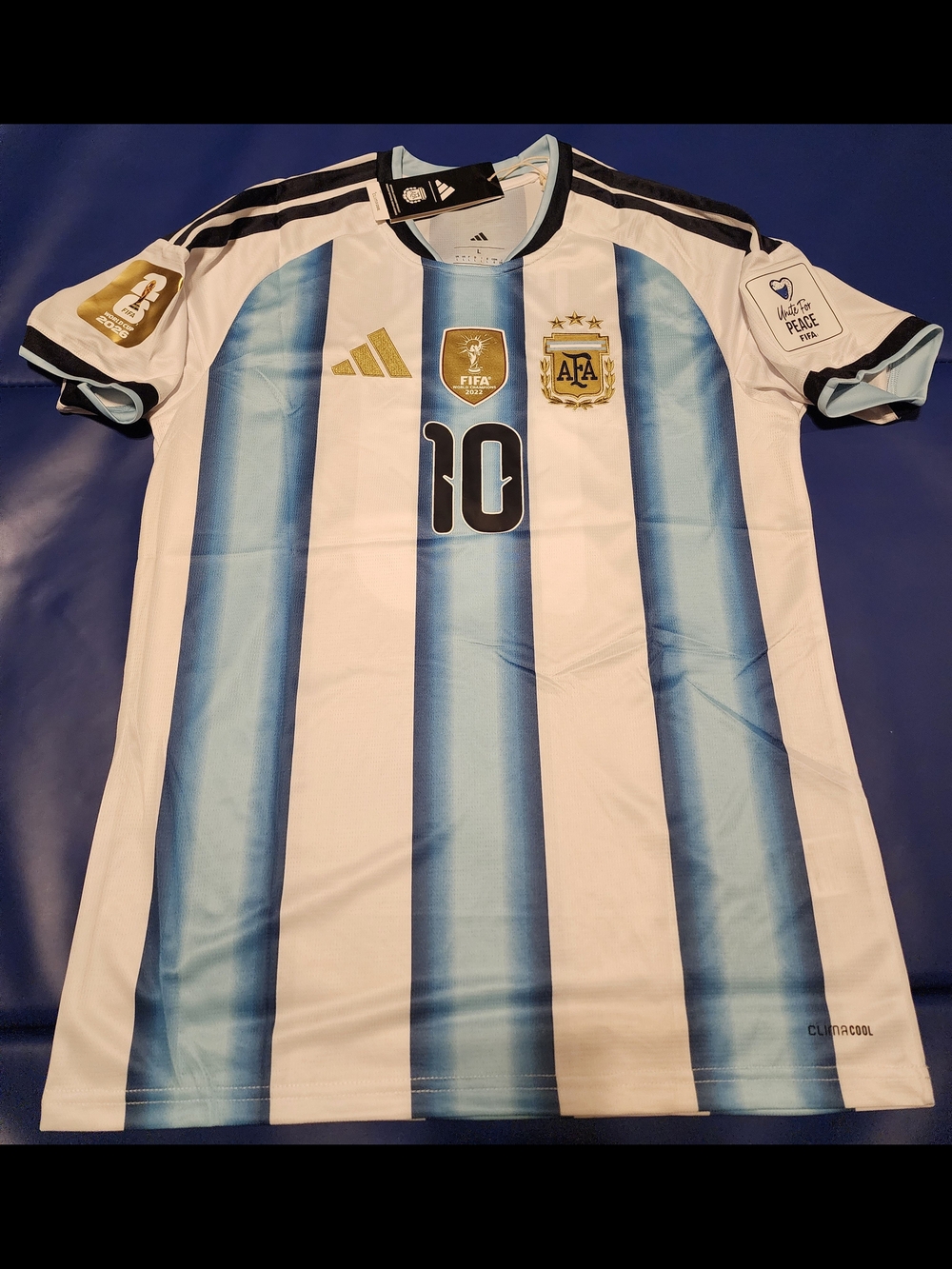Adidas Argentina 2026 Home World Cup Jersey Lionel Messi